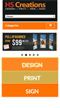 Mobile Screenshot of hscreations.com.au